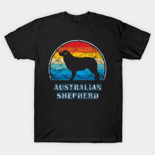 Australian Shepherd Vintage Design Dog T-Shirt